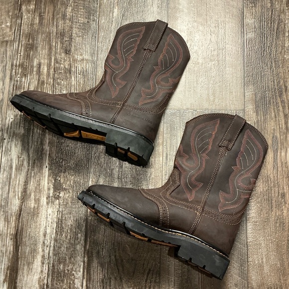 New Cody James Men's Brown Western Boots Size 7.5 - Picture 9 of 11